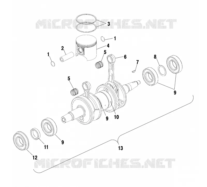 PISTON   CRANKSHAFT