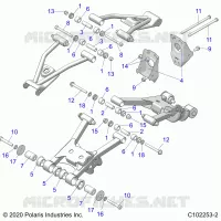 REAR SUSPENSION CONTROL ARM MOUNTING