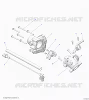 ENGINE, THROTTLE BODY AND FUEL RAIL