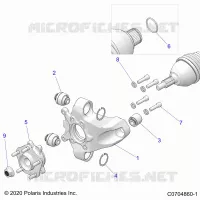 SUSPENSION, REAR CARRIER AND HUB