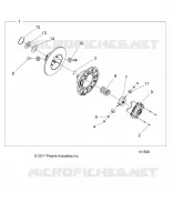 DRIVE TRAIN, SECONDARY CLUTCH INTERNALS