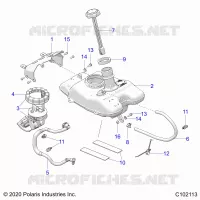 FUEL SYSTEM, FUEL TANK ASM.