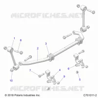 SUSPENSION, FRONT STABILIZER BAR- Z22NAS99CZ (C701011-2)