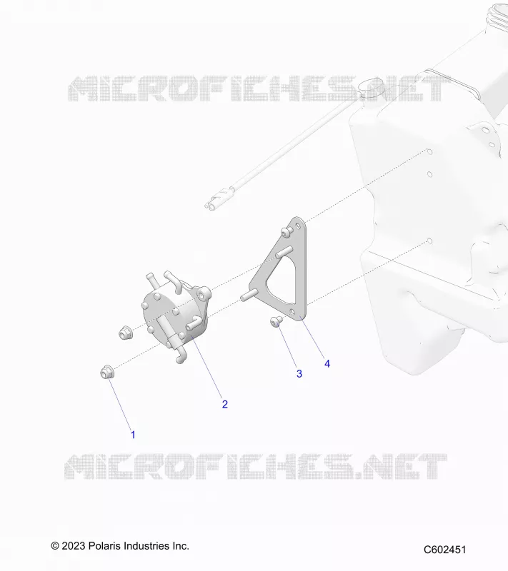 FUEL SYSTEM, FUEL PUMP MOUNTING