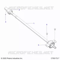 DRIVE TRAIN, REAR PROP SHAFT
