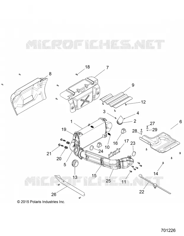 ENGINE, EXHAUST SYSTEM