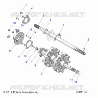 DRIVE TRAIN, JACKSHAFT AND DRIVE SHAFT