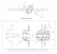 DRIVE TRAIN, SECONDARY CLUTCH