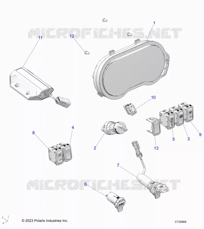 ELECTRICAL, DASH INSTRUMENTS