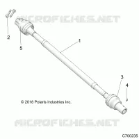 DRIVE TRAIN, REAR PROP SHAFT