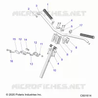UPPER STEERING & HANDLEBAR ASM.