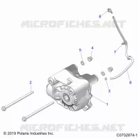 DRIVE TRAIN, FRONT GEARCASE MOUNTING