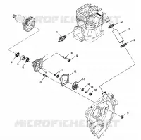 WATER PUMP 6X6 400L W968740 AND 6X6 400L NORWEGIAN N968740 (4935963596D011)