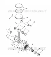 PISTON   CRANKSHAFT  STAR LITE (4921332133029A)