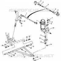 FRONT WISHBONES   STEERING TIE RODS TRAIL BOSS W958527 (4930323032B006)