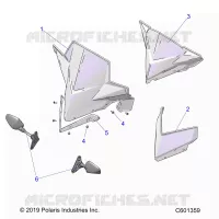 WINDSHIELD AND MIRRORS