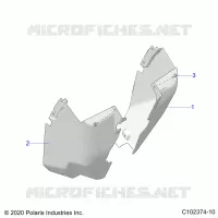 BODY, FRONT MUD GUARDS