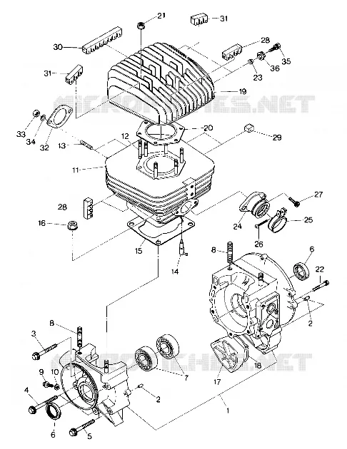CRANKCASE AND CYLINDER (4918411841032A)