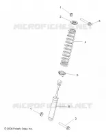 REAR SUSPENSION SHOCK MOUNTING