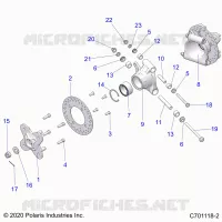 SUSPENSION, REAR CARRIER