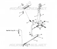 SHIFT LINKAGE ASSEMBLY SPORT 400L W958540 (4930133013C003)