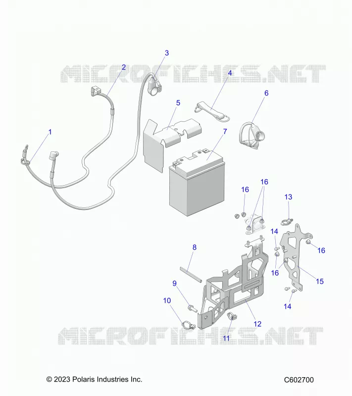 ELECTRICAL, E.S. BATTERY/BOX AND CABLES