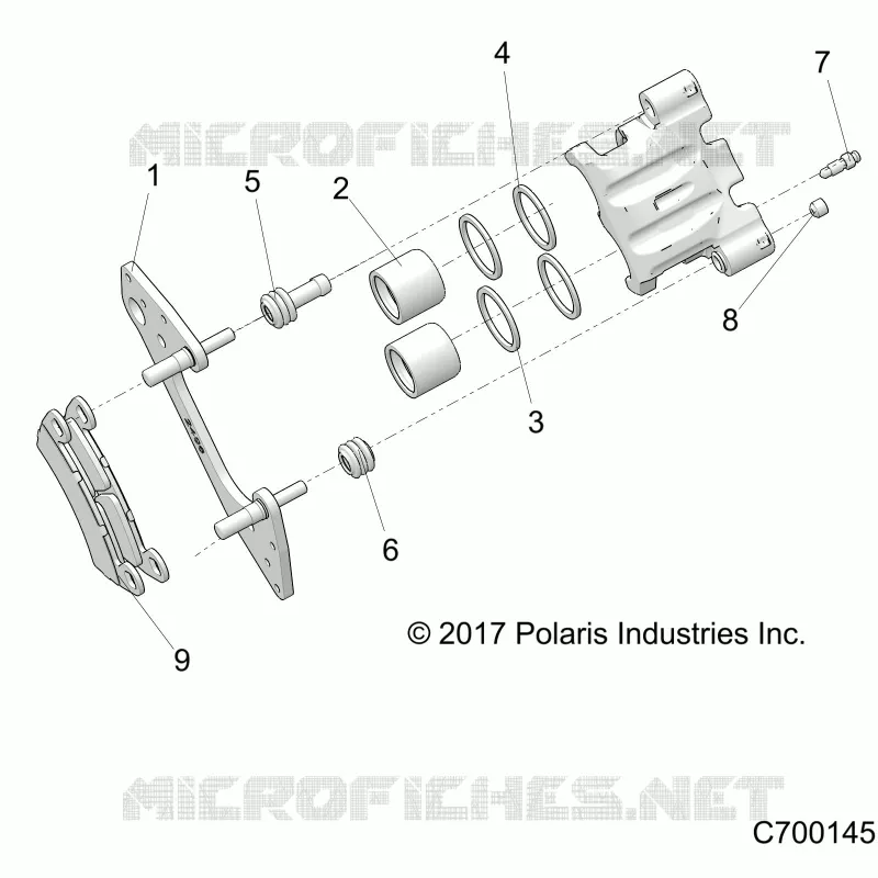 REAR BRAKE CALIPER