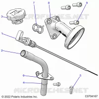 ENGINE, OIL DIPSTICK