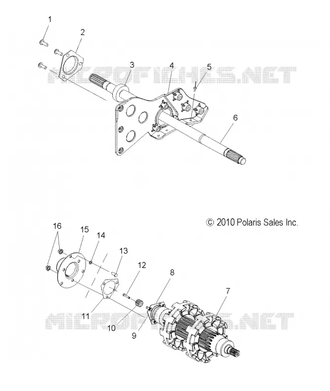 DRIVE TRAIN, JACKSHAFT AND DRIVE SHAFT
