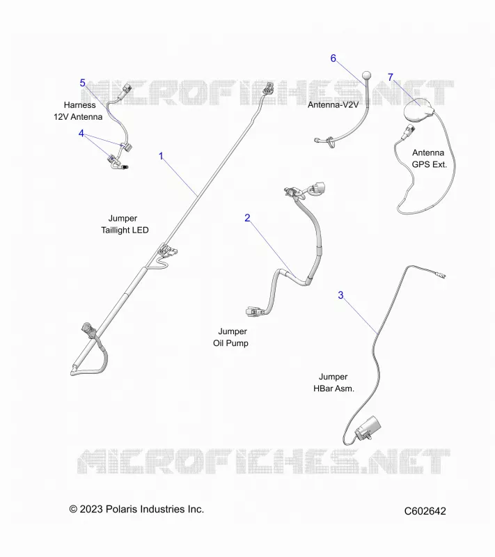 ELECTRICAL, JUMPER WIRES, ANTENNAS, HARNESS