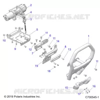FRONT BUMPER, W/WINCH