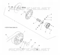 DRIVE TRAIN, SECONDARY CLUTCH