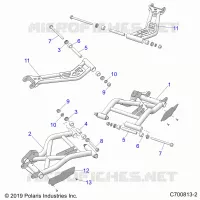 REAR SUSPENSION CONTROL ARMS