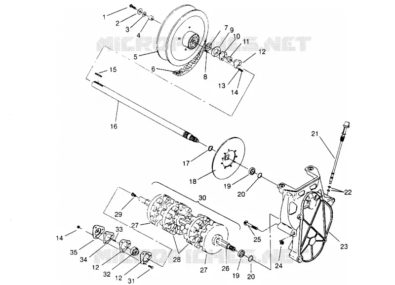 DRIVE TRAIN  RXL 0966768 (4932033203B008)