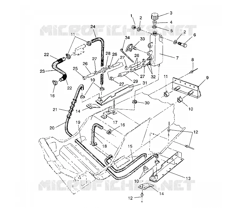COOLING SYSTEM 440 XCR / 0931760 (4923022302014A)