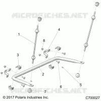 SUSPENSION, REAR STABILIZER BAR