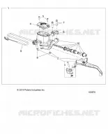 FRONT BRAKE BRAKE LEVER AND MASTER CYLINDER