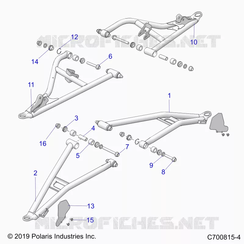 FRONT SUSPENSION CONTROL ARMS