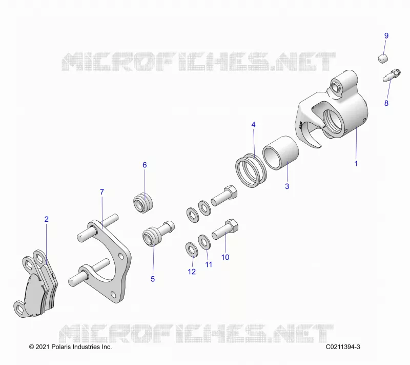 BRAKES, REAR CALIPER