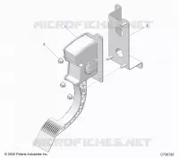 ENGINE, THROTTLE PEDAL