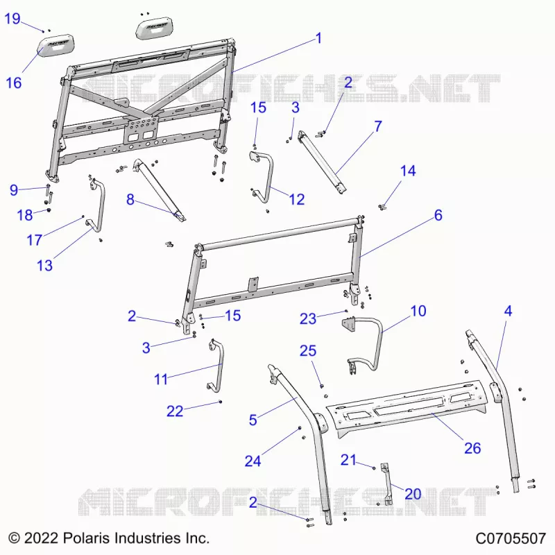 CHASSIS, CAB FRAME