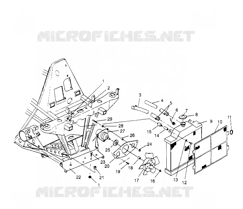 COOLING SYSTEM SCRAMBLER W957840 (4927252725A010)