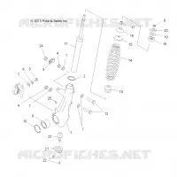 SUSPENSION, FRONT STRUT 