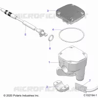 STEERING, CONTROLS, THROTTLE ASM. AND CABLE