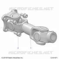 DRIVE TRAIN, PROP SHAFT, REAR