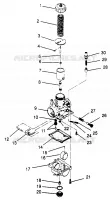 CARBURETOR (300) XPRESS 300 W969530 (4935923592D010)