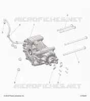 DRIVE TRAIN, GEARCASE, REAR, MOUNTING