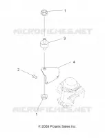 ENGINE, CARBURETOR BRACKET