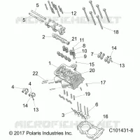 CYLINDER HEAD, CAM AND VALVES