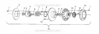 DRIVEN CLUTCH ASSEMBLY XLT 0940767, XLT SP 0940667   XLT SKS 0940567 (4925022502C002)